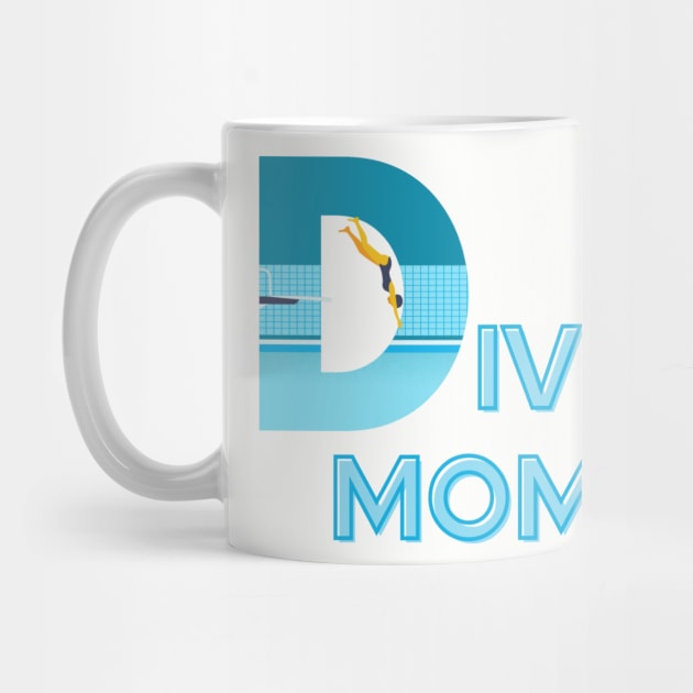 Dive mom by Sport-tees by Marino's